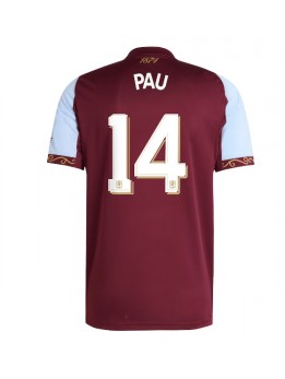 Billige Aston Villa Pau Torres #14 Hjemmedrakt 2025-26 Kortermet